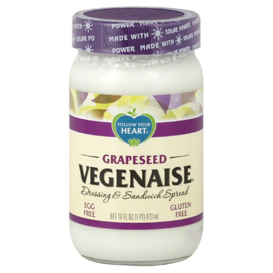 Follow Your Heart Grapeseed Dressing & Sandwich Spread, 16 Oz (Pack of 6)