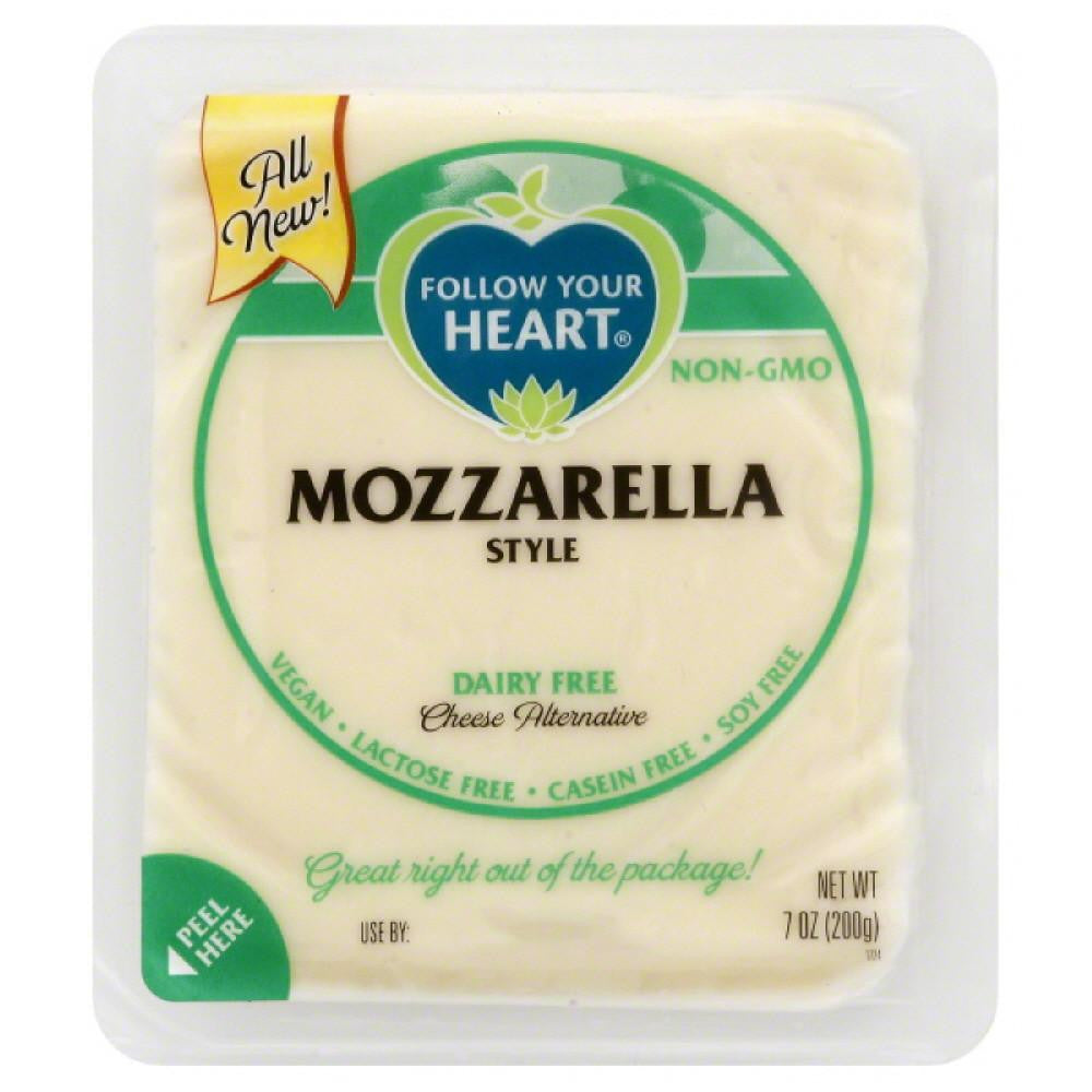 Follow Your Heart Mozzarella Style Dairy Free Cheese Alternative, 7 Oz (Pack of 13)