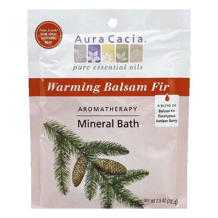 Aura Cacia Mineral Bath Soothing Heat, 2.5 OZ (Pack of 6)