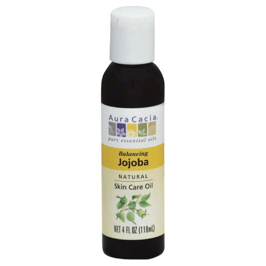Aura Cacia Balancing Jojoba Skin Care Oil, 4 Oz