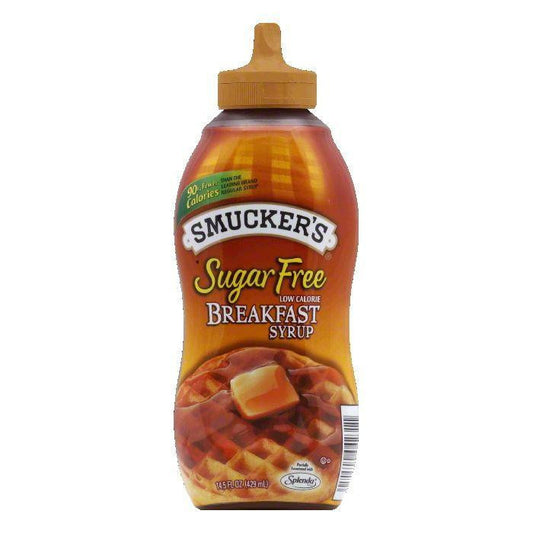 Smucker's Breakfast Syrup Sugar Free, 14.5 OZ (Pack of 12)