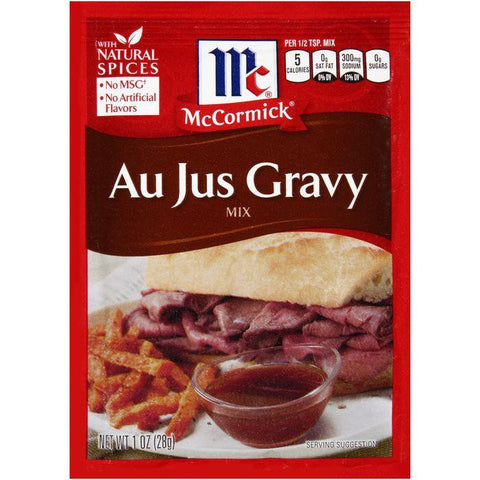 McCormick Au Jus Gravy Mix 1 oz Packet (Pack of 12)