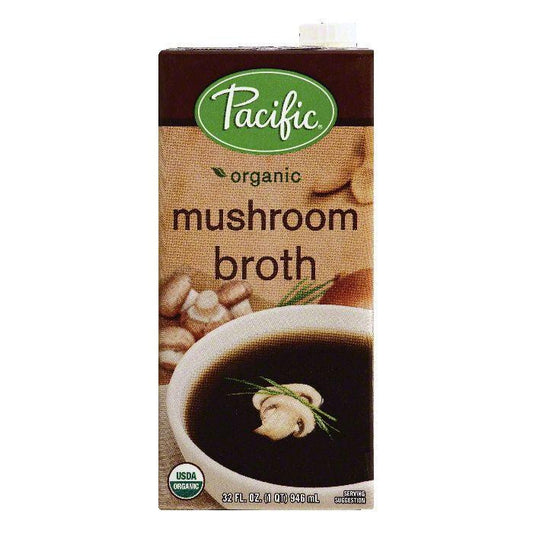 Pacific Mushroom Broth, 32 OZ (Pack of 12)
