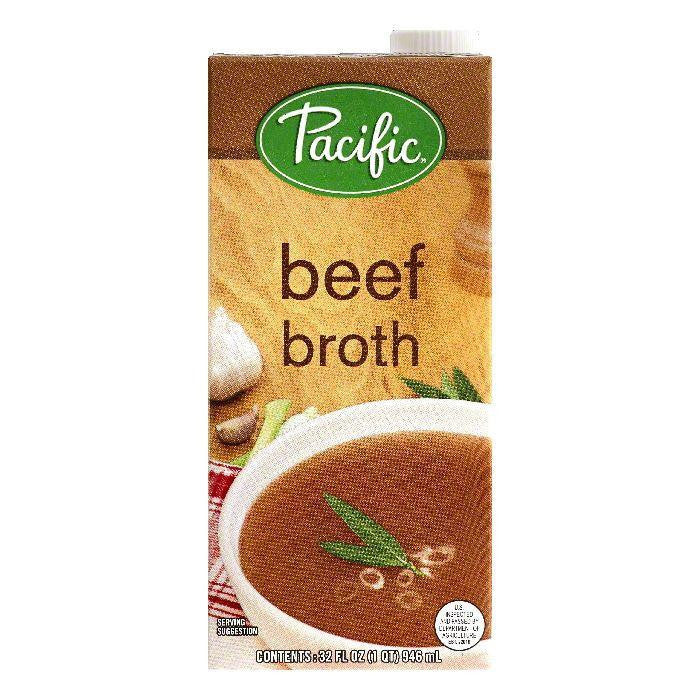 Pacific Beef Broth, 32 OZ (Pack of 12)