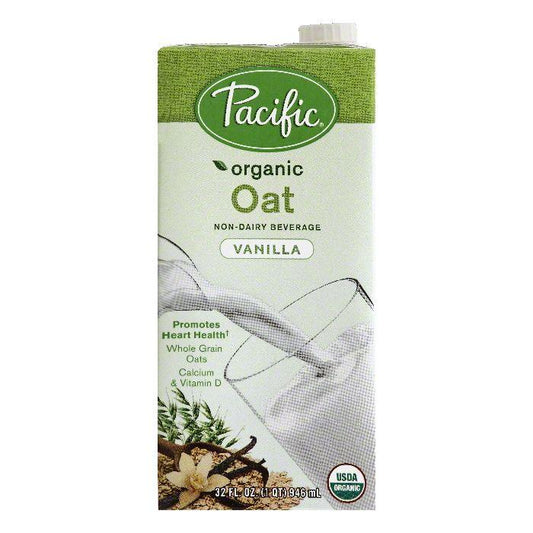 Pacific Foods Organic Oat Vanilla, 32 fl oz (Pack of 12)