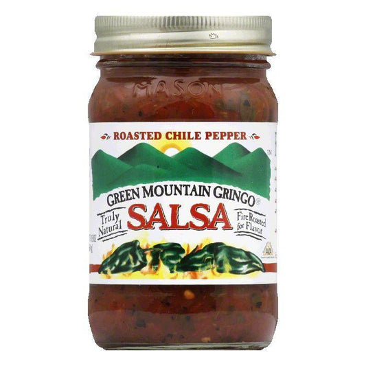 Green Mountain Gringo Salsa Roasted Chile, 16 OZ (Pack of 6)