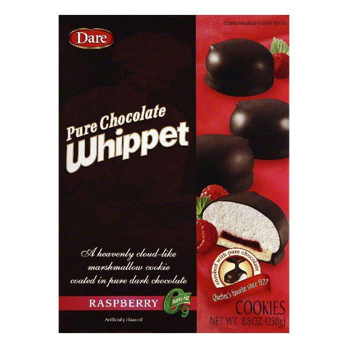 Dare Raspberry Pure Chocolate Whippet Cookies, 8.8 OZ (Pack of 12)