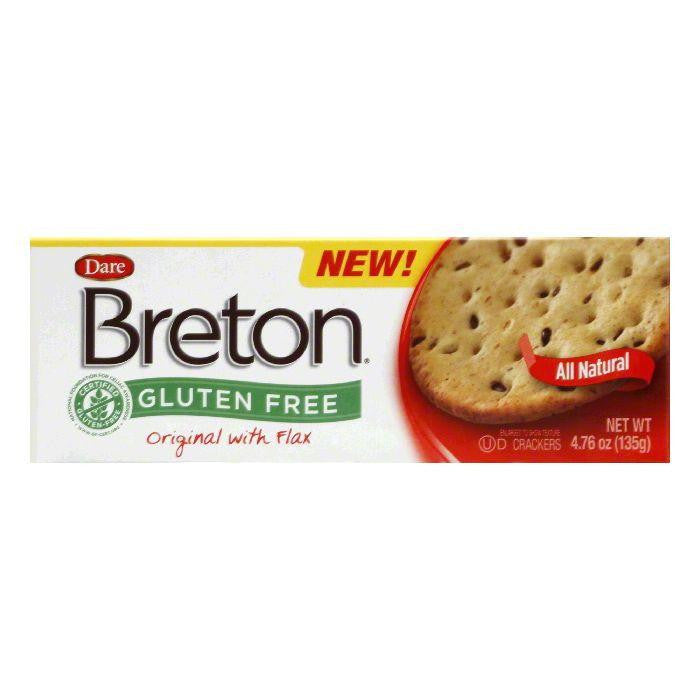 Dare Original Flax Breton Cracker, 4.76 OZ (Pack of 6)