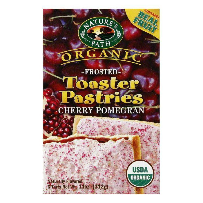 Nature's Path Frosted Cherry Pomegran Toaster Pastries, 11 OZ (Pack of 12)