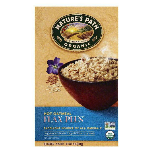 Natures Path Flax Plus Hot Oatmeal, 8 ea (Pack of 6)