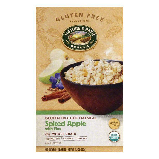 Natures Path Spiced Apple with Flax Oatmeal, 11.3 Oz (Pack of 6)