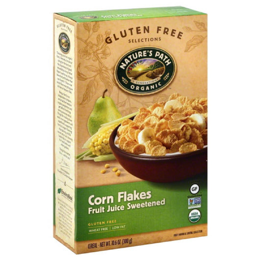 Natures Path Fruit Juice Sweetened Corn Flakes Cereal, 10.6 Oz (Pack of 12)