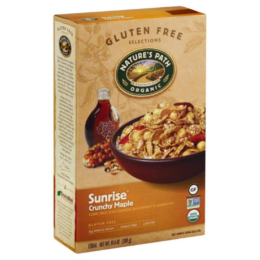 Natures Path Sunrise Crunchy Maple Cereal, 10.6 Oz (Pack of 12)