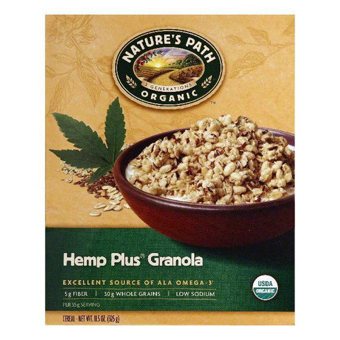 Natures Path Hemp Plus Granola Cereal, 11.5 OZ (Pack of 12)