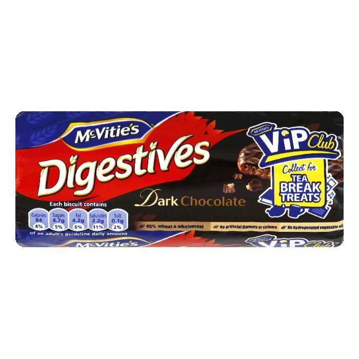 McVitie's Plain Digestive Chocolate Cookies, 10.5 OZ (Pack of 12)
