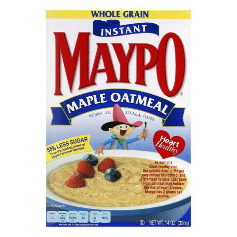 Maypo Oatmeal With Maple Flavor, 14 OZ (Pack of 12)