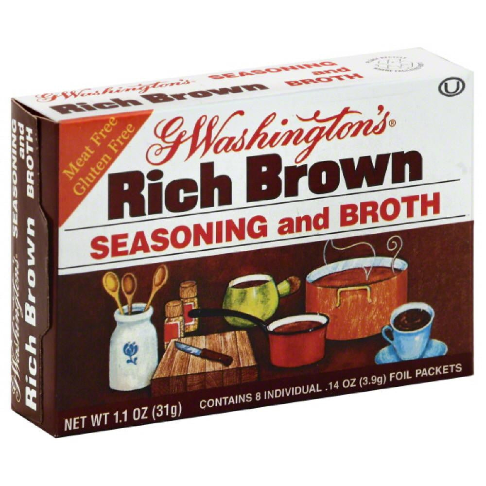 G Washingtons Rich Brown Seasoning and Broth, 1.1 Oz (Pack of 24)