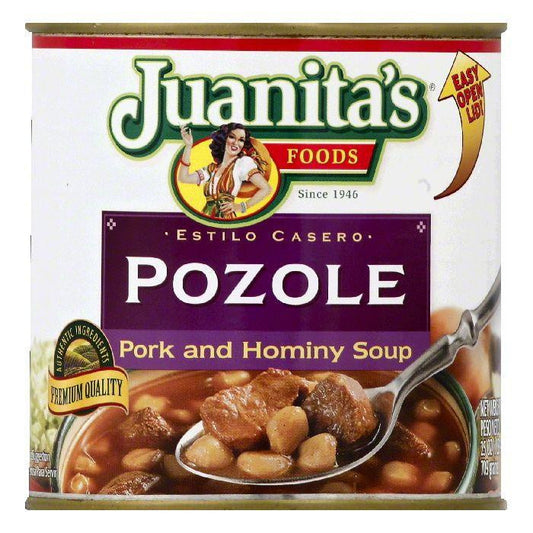 Juanitas Pozole Pork and Hominy Soup, 25 OZ (Pack of 12)