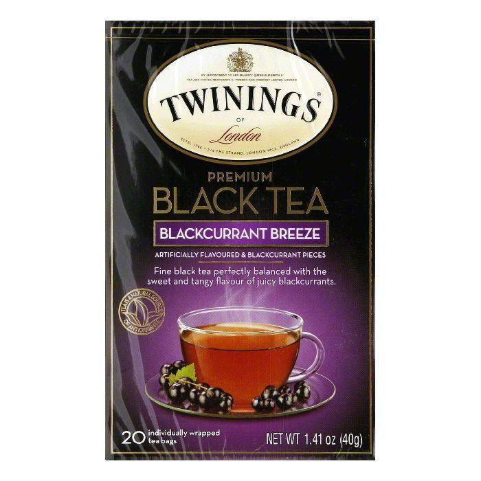 Twinings Tea Blackcurrant, 20 BG (Pack of 6)