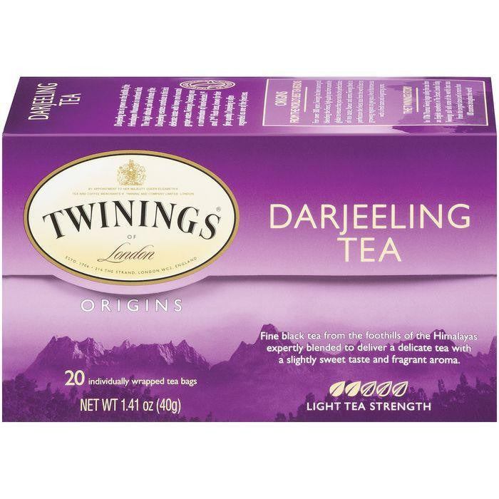 Twinings of London Origins Darjeeling Light Tea Bags 20 Ct (Pack of 6)