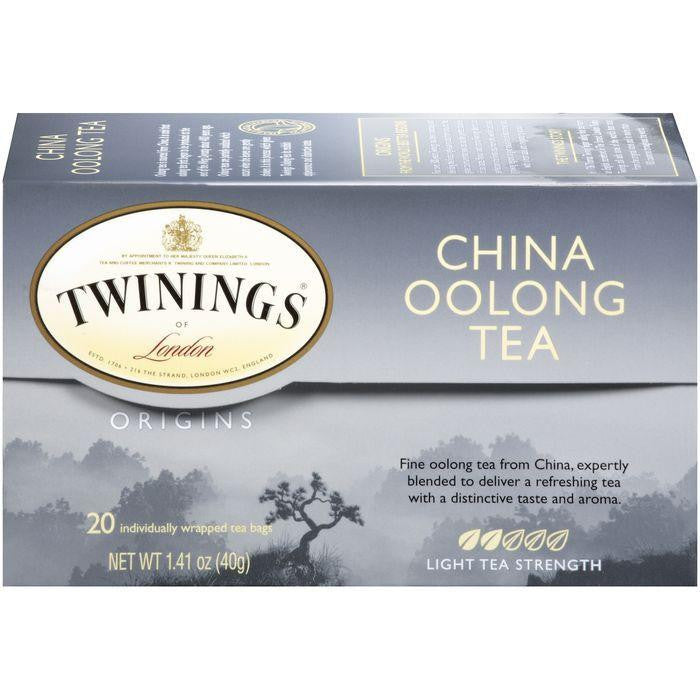 Twinings of London Origins China Oolong Light Tea Bags 20 Ct (Pack of 6)