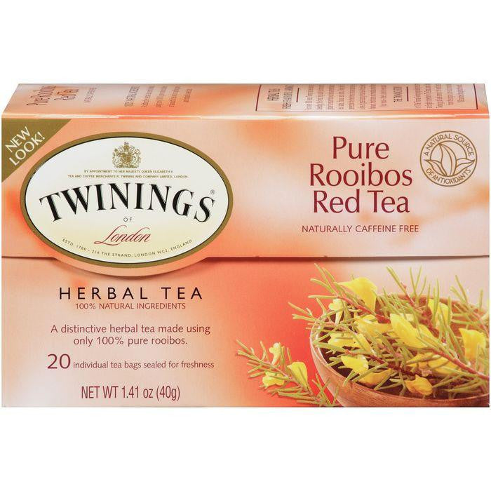 Twinings Pure Rooibos Red Tea (Pack of 6)