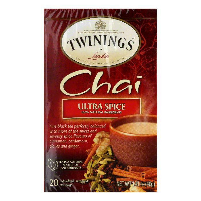 Twinings Spice Chai, 20 BG (Pack of 6)