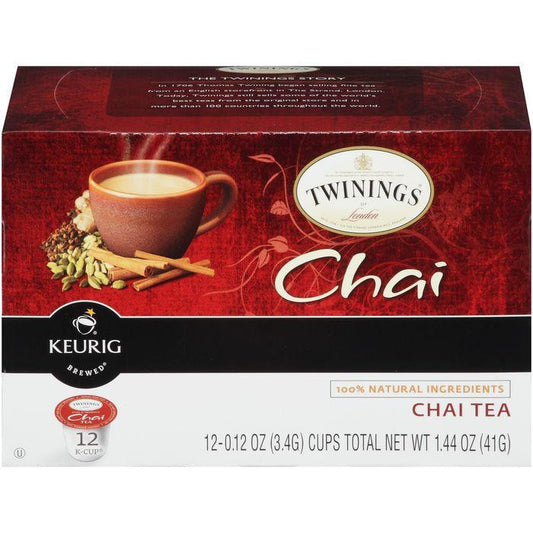 Twinings Of London Chai Tea K-Cup 1.44 oz (Pack of 6)
