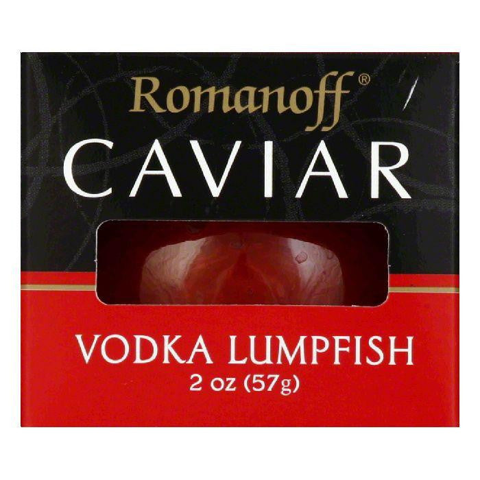 Romanoff Caviar Red Lumpfish in Vodka, 2 OZ (Pack of 6)