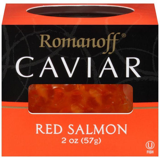 Romanoff Red Salmon Caviar 2 Oz (Pack of 6)