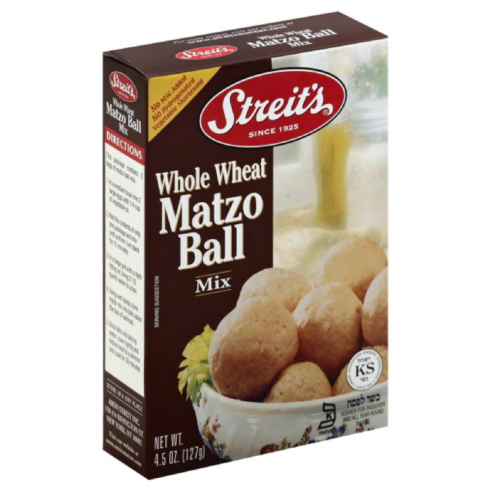 Streits Matzo Ball Mix Whole Wheat, 4.5 Oz (Pack of 12)