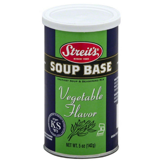 Streits Vegetable Flavor Soup Base, 5 Oz (Pack of 6)