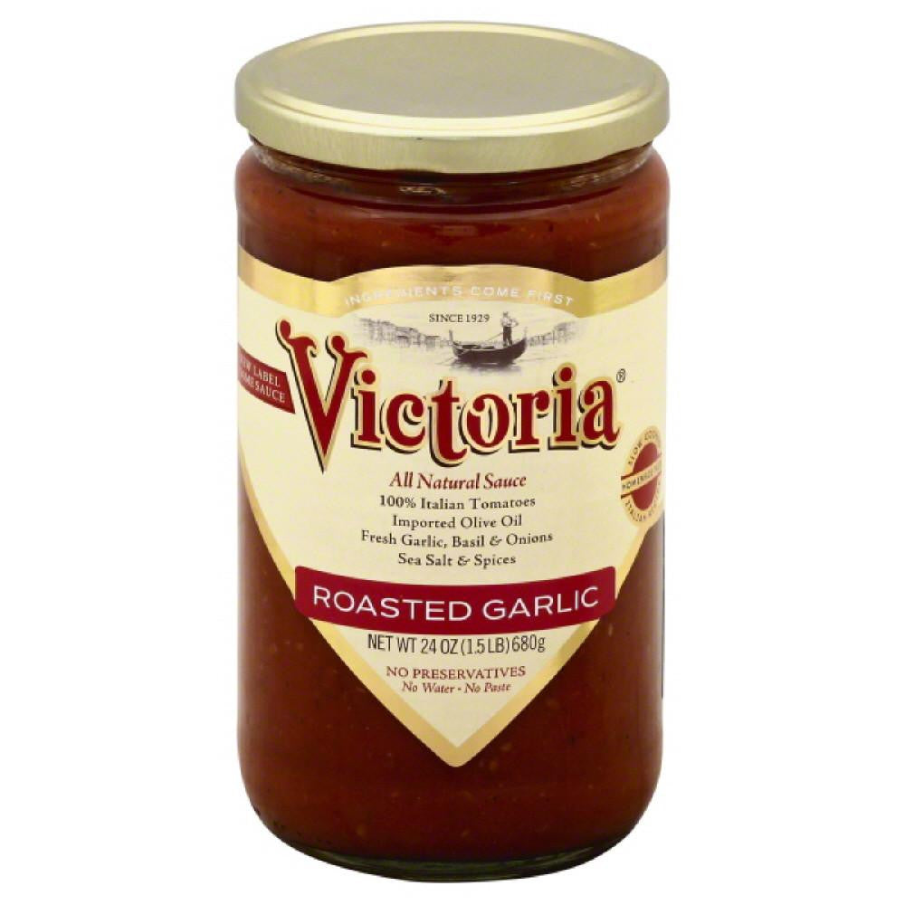 Victoria Roasted Garlic Sauce, 24 Oz (Pack of 6)