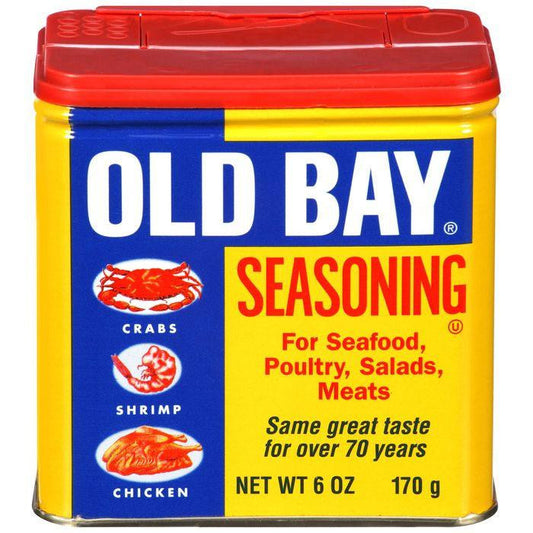 Old Bay Seasoning for Seafood, Poultry, Salads, Meats 6 oz Shaker (Pack of 8)