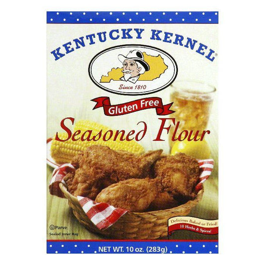 Kentucky Kernal Gluten Free Seasoned Flour, 10 Oz (Pack of 6)
