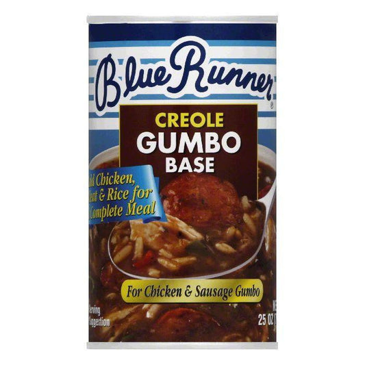Blue Runner Gumbo Base Creole, 25 OZ (Pack of 6)