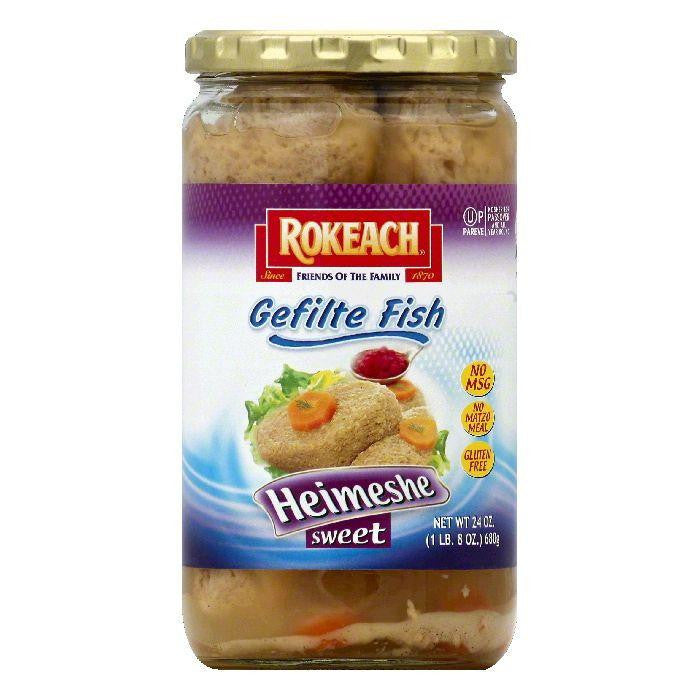 Rokeach Heimeshe Sweet Gefilte Fish, 24 OZ (Pack of 12)