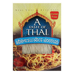 A Taste of Thai Vermicelli Rice Noodles, 8.8 OZ (Pack of 6)