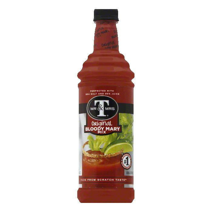 Mr. & Mrs. T Bloody Mary Mix, 33.8 OZ (Pack of 6)