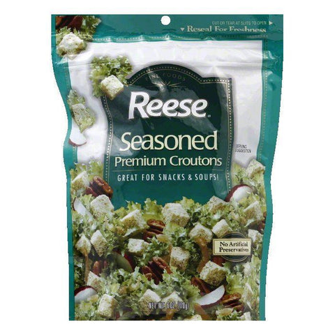 Reese Seasoned Croutons, 6 OZ (Pack of 12)
