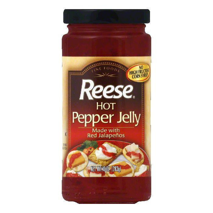 Reese Hot Jalapeno Jelly, 10 OZ (Pack of 6)