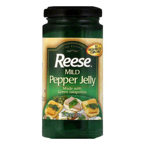 Reese Mild Jalapeno Jelly, 10 OZ (Pack of 6)
