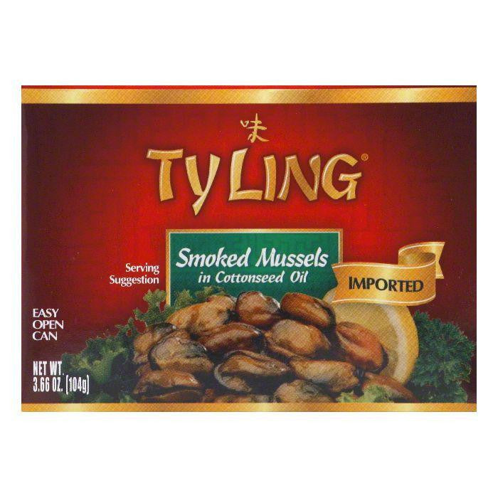 Tyling Smoked Mussels, 3.66 OZ (Pack of 10)