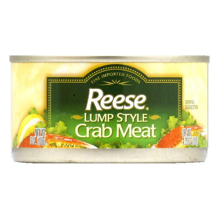Reese Lump Style Crabmeat, 6 OZ (Pack of 12)
