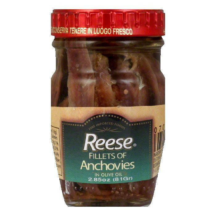 Reese Flat Anchovies Glass, 3.5 OZ (Pack of 12)