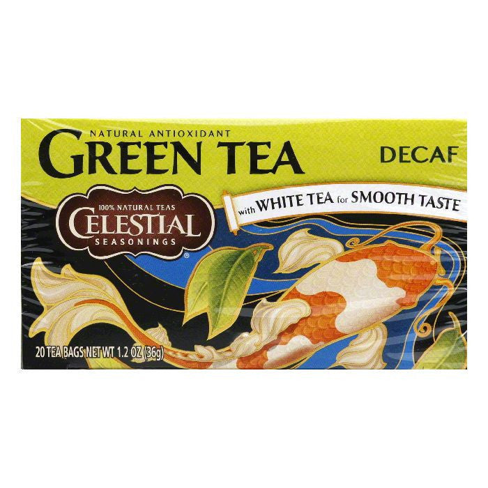 Celestial Seasonings Green Tea DECAF, 20 BG (Pack of 6)