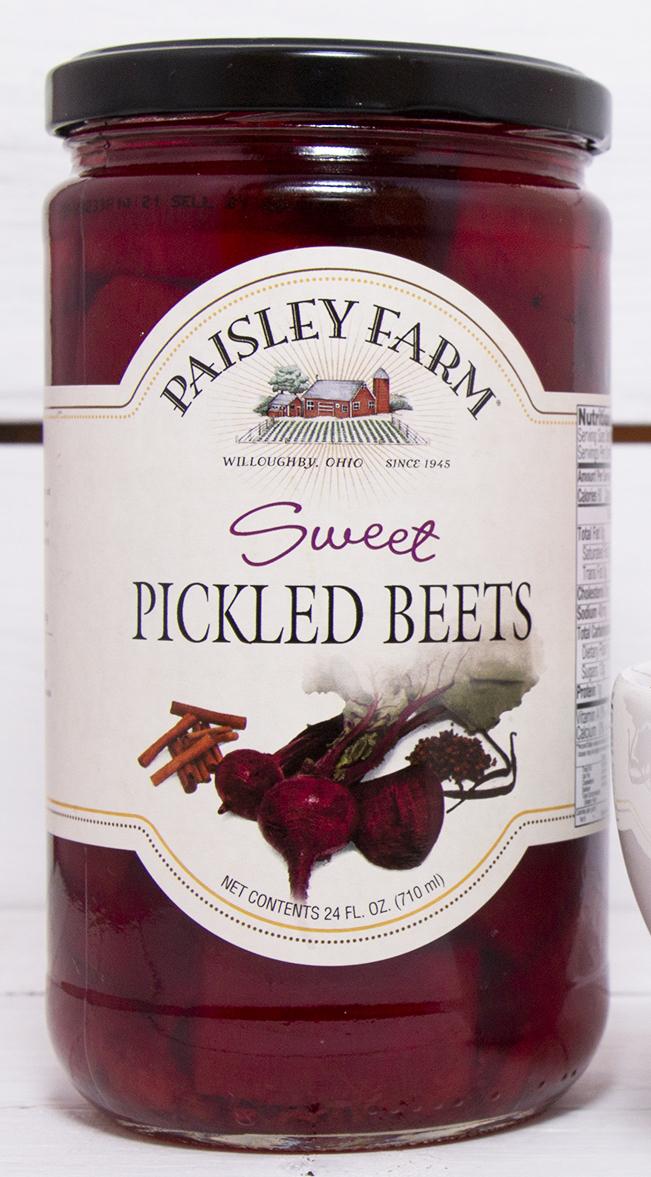 Paisley Farm Sweet Pickled Beets, 24 OZ (Pack of 6)