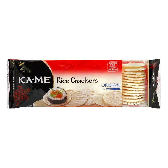 Kame Crunch Cracker Plain, 3.5 OZ (Pack of 12)