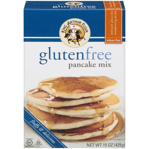 King Arthur Flour Gluten Free Pancake Mix 15 Oz (Pack of 6)