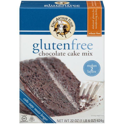 King Arthur Flour Gluten Free Chocolate Cake Mix 22 Oz (Pack of 6)
